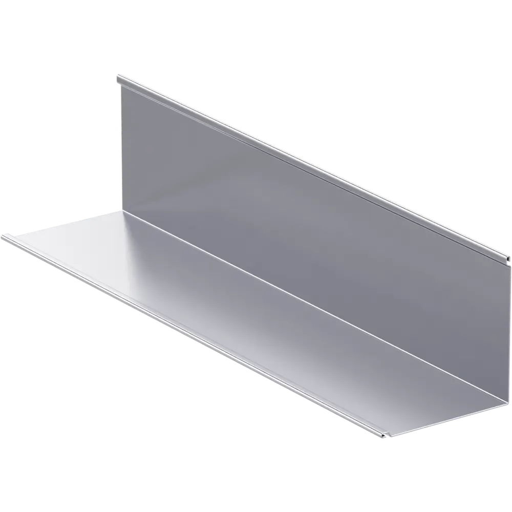 Планка угла внутреннего 115x115x2000 мм 0.4 мм RAL 7004 серый ВЕГА STLM-2194152