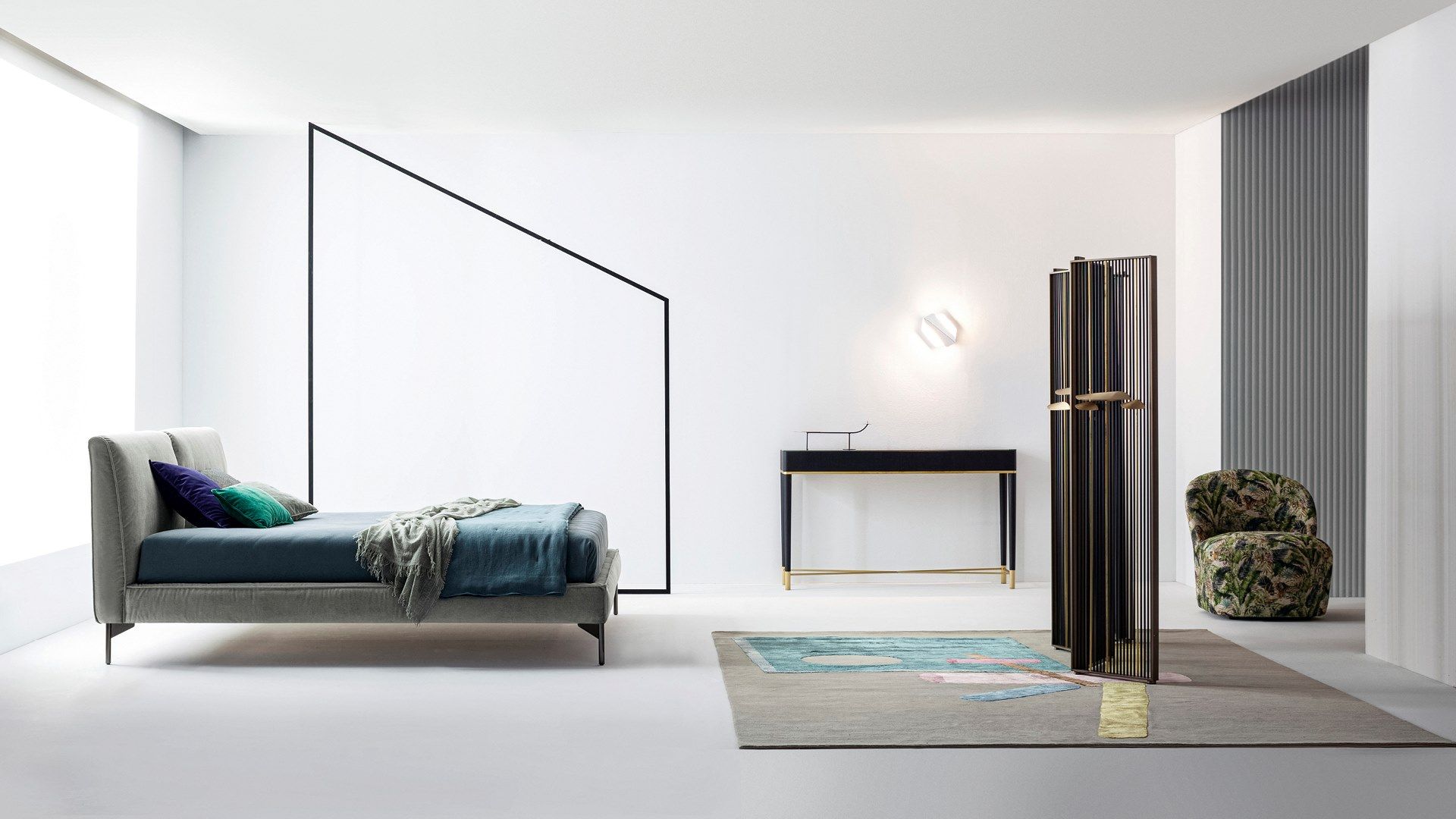 Двуспальная кровать с мягким изголовьем Twils ARCH-00074112 - Вид №6