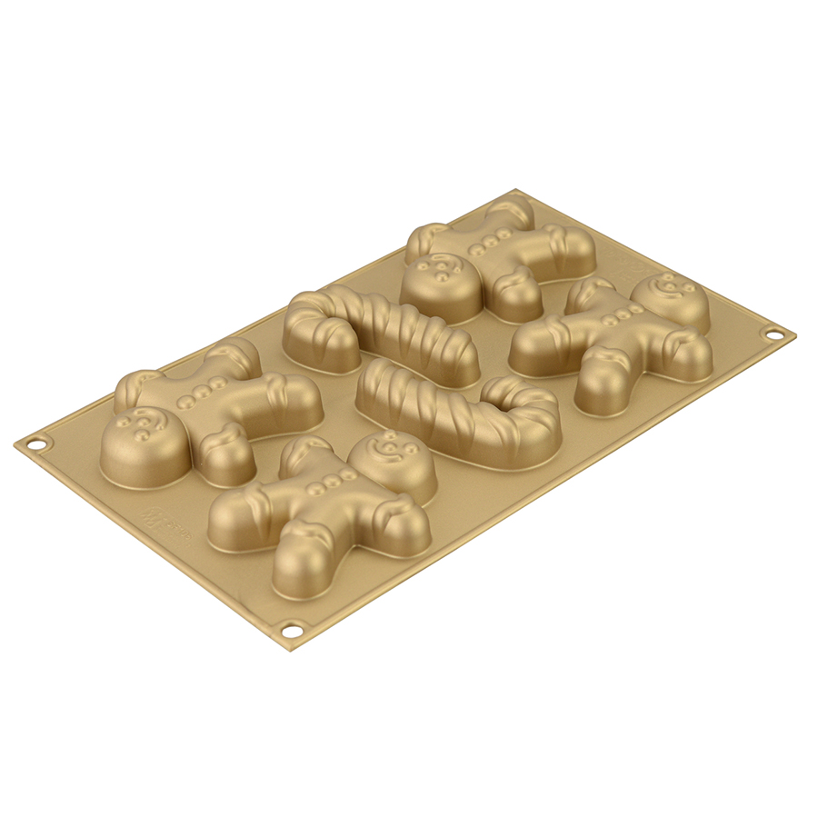 26.106.63.0065 Форма для приготовления пирожных ginderbread man силиконовая Silikomart  - Вид №2