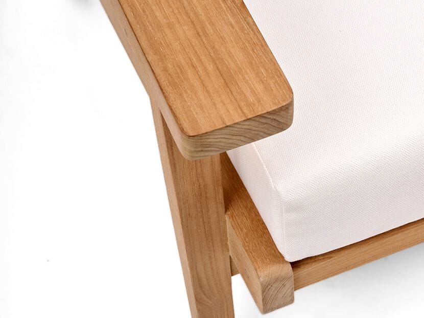 Садовое кресло из тикового дерева с подлокотниками Walters курорт ARCH-00083647 - Вид №3