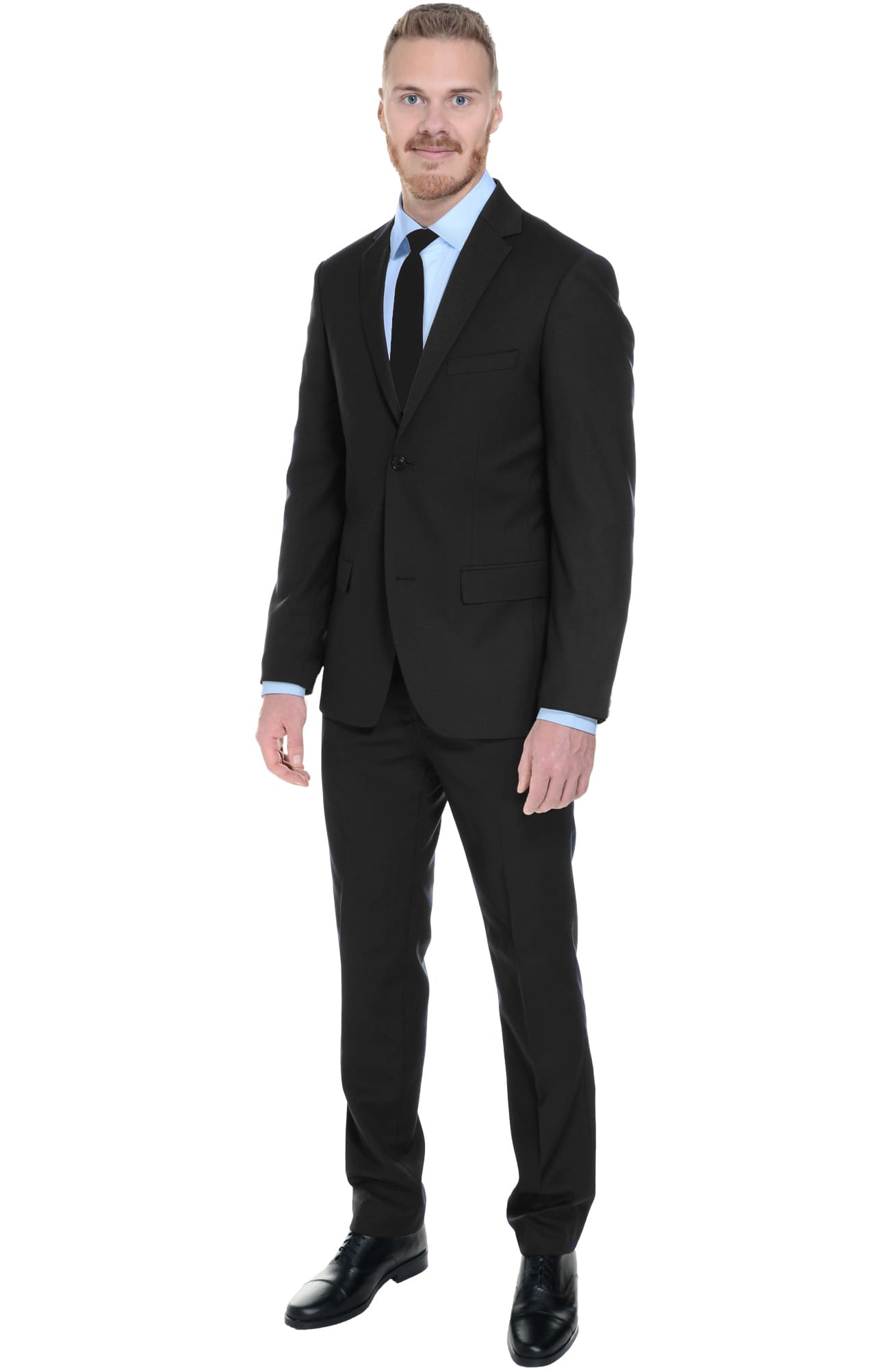 69705 Пиджак мужской slim fit  black El-Risto  Одежда для охранных структур  размер 44/170  - Вид №4