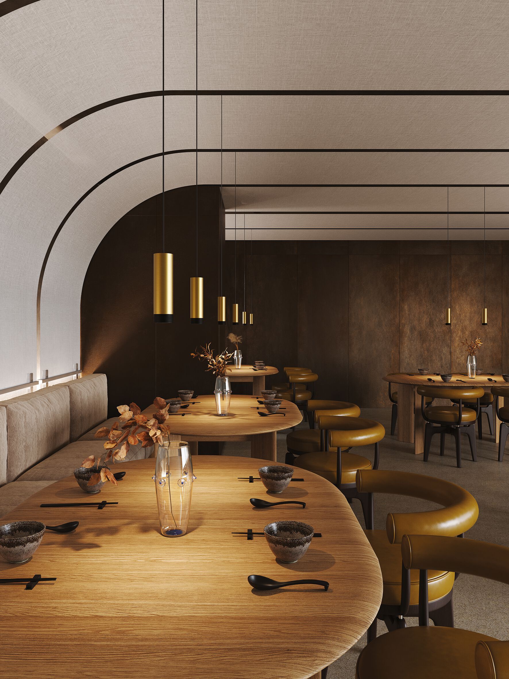 Анодированный алюминиевый светодиодный подвесной светильник Zafferano Tubotto ARCH-00145938 - Вид №4