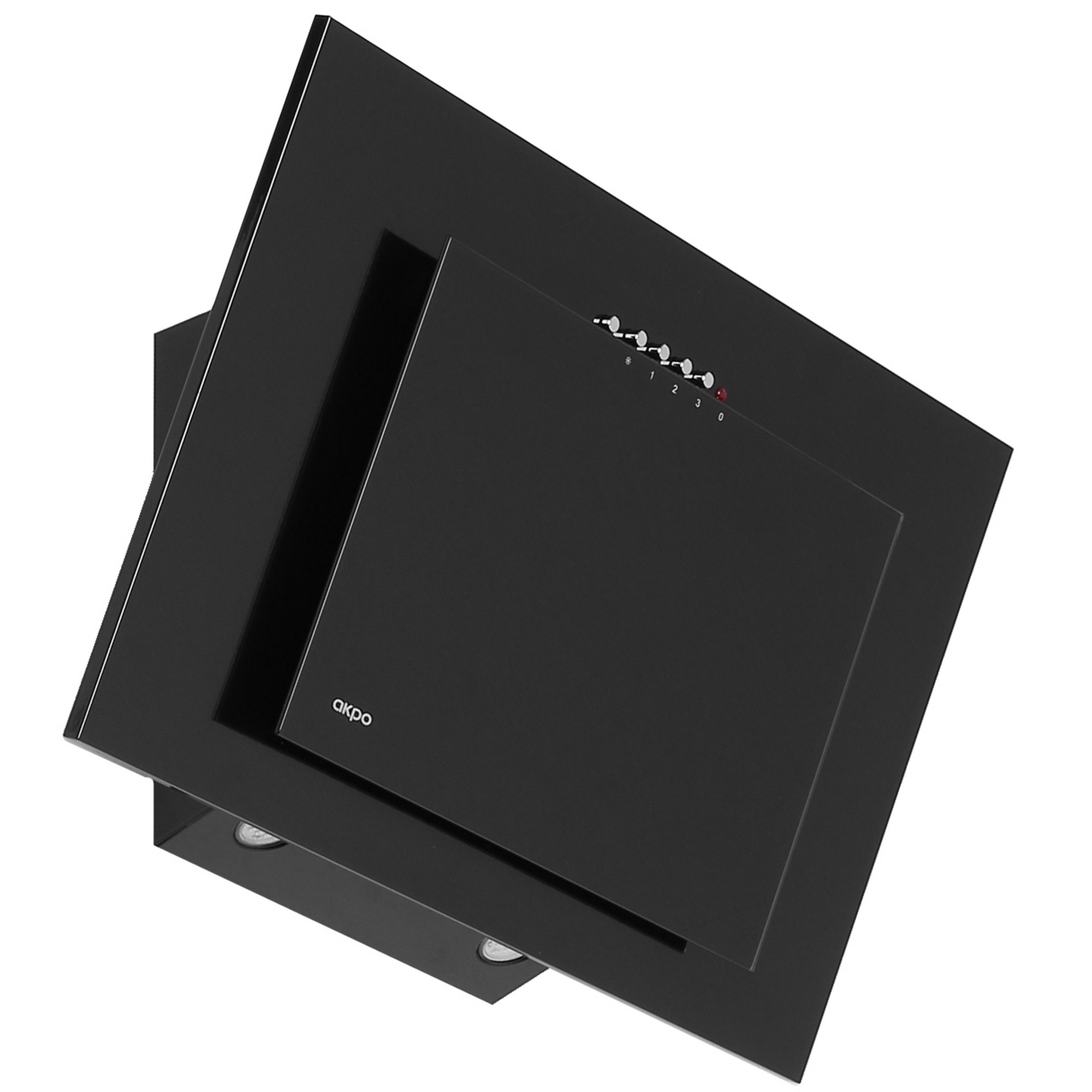 1147004 Вытяжка наклонная Akpo WK-4 Nero eco черный/черный STDN-0129888