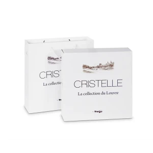 92057337 Комплект постельного белья Cristelle La collection du Louvre жаккард евро наволочки 50 x 70- 2 шт цвет белый STLM-1523271