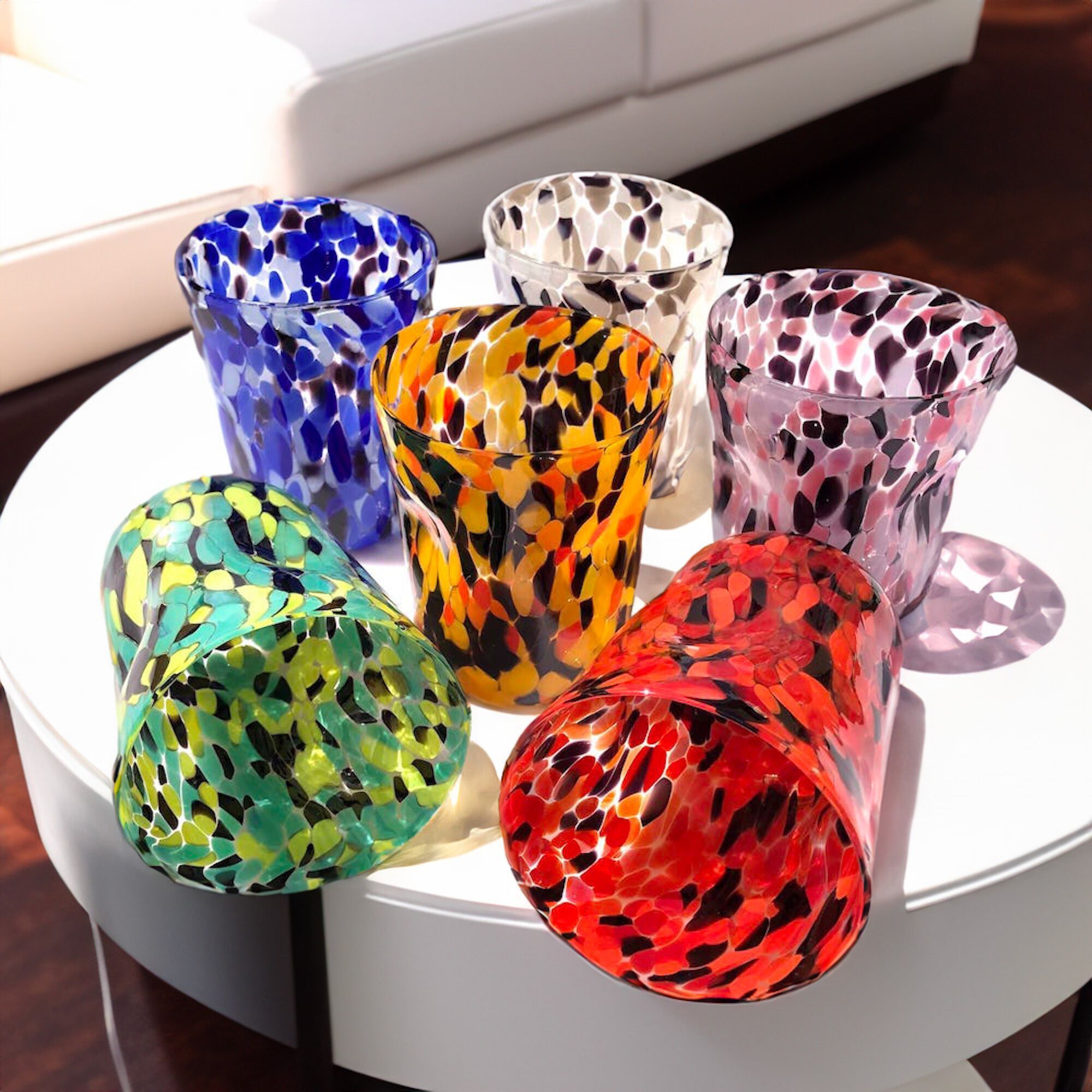 Набор из шести стаканов из муранского стекла ручной работы In Stock YourMurano ARCH-00022328 - Вид №9