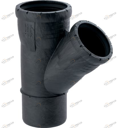 GEBERIT 393.232.14.1 Тройник Geberit Silent-Pro 45° 