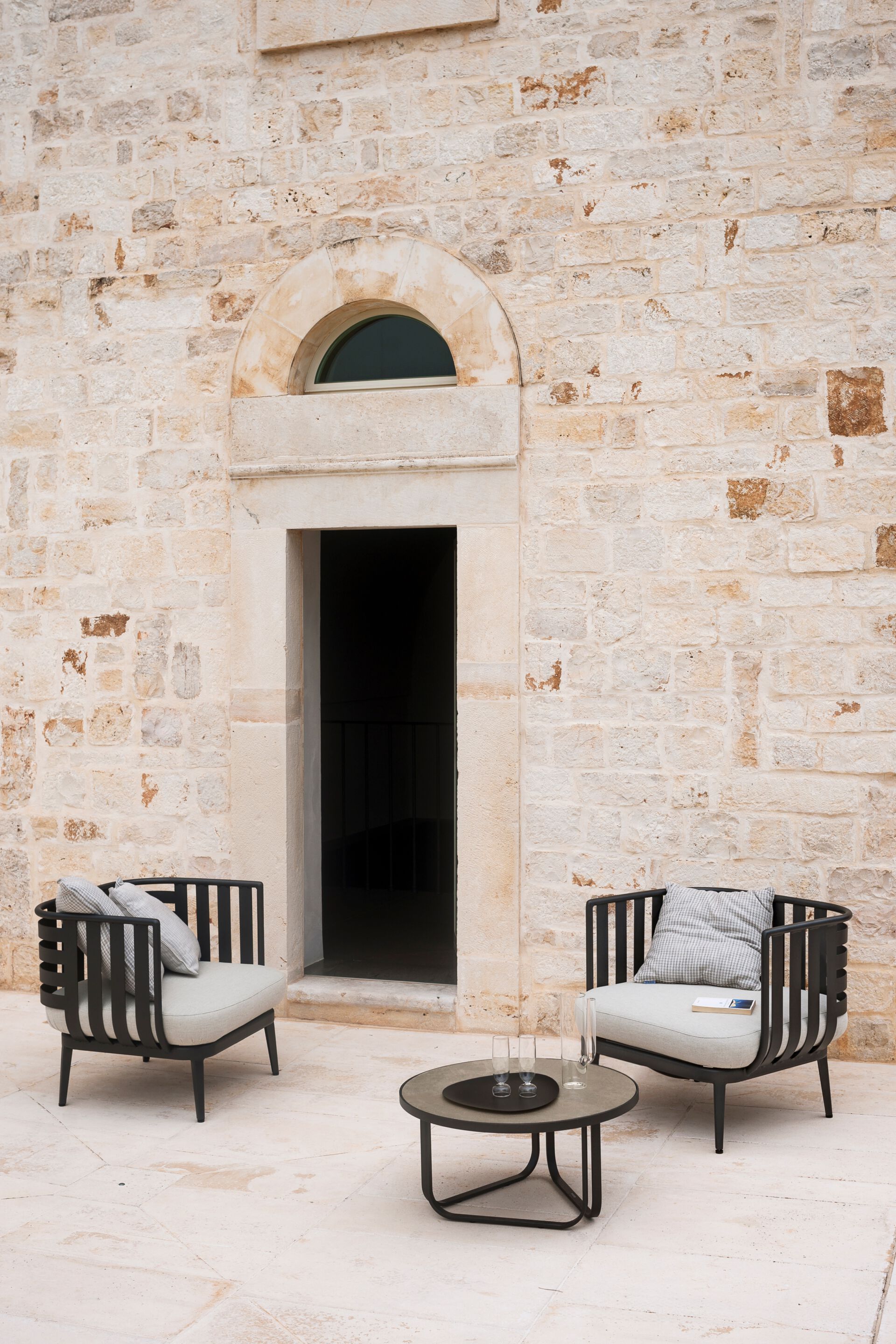 Алюминиевое садовое кресло с подлокотниками RODA ARCH-00031865 - Вид №3