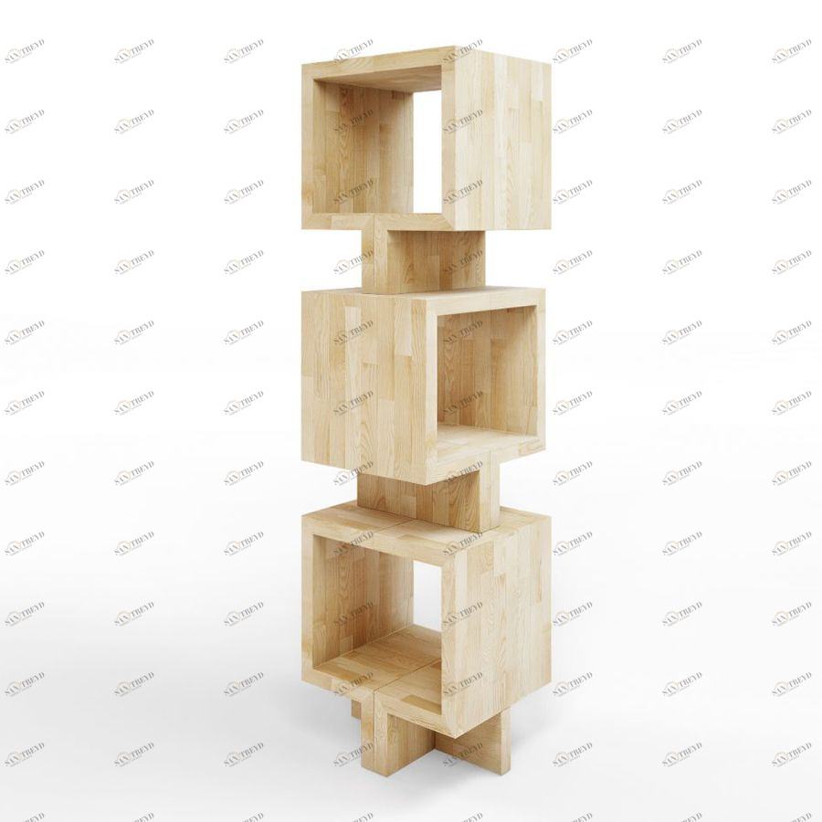 Стеллаж EcoComb-1, ясень BraginDesign BR0072ЯН