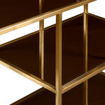 FUVE0003 Низкие полки Curio в стиле ар-деко ijlbrown  - Вид №4