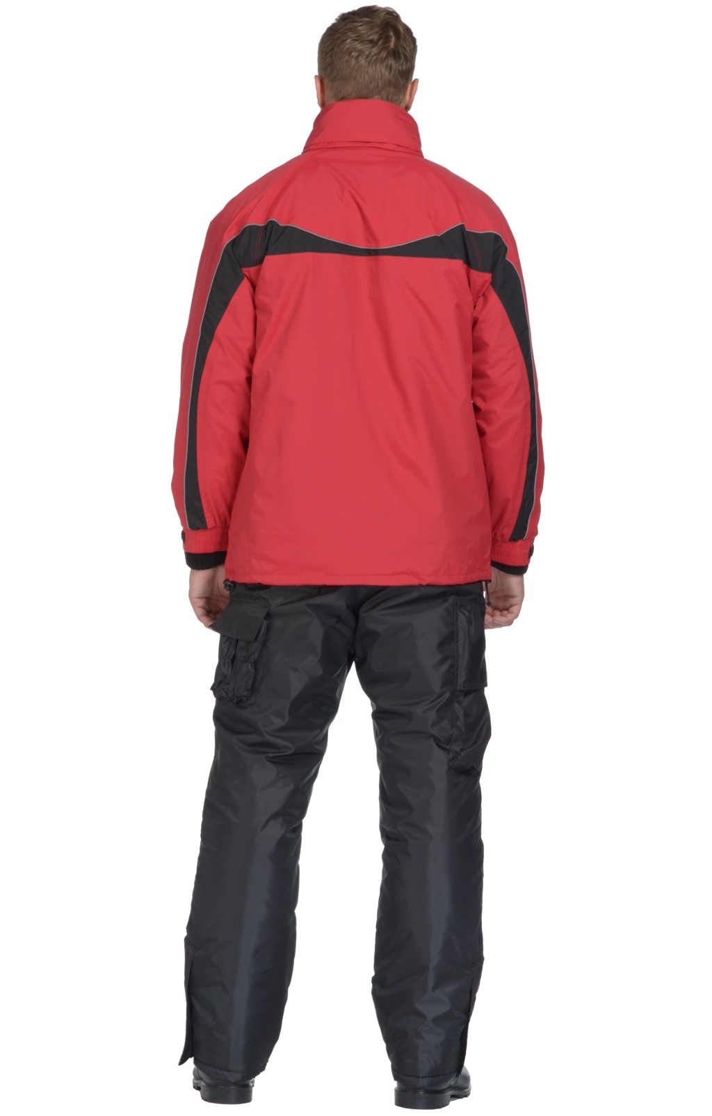 61343 Куртка "Норд" красно-черная  Зимняя спецодежда  размер XXXL(60-62)  - Вид №6