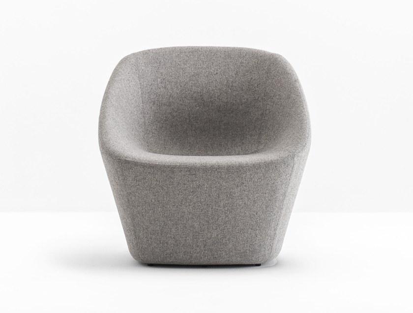 Pedrali Кресло с обивкой из ткани с подлокотниками Log 366 - Вид №2