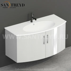 MDMA10Y066 Тумба с двумя створками 98 см белая Globo 4ALL Италия