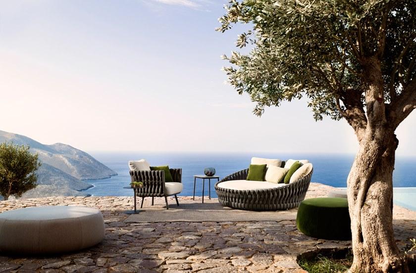 TRIBÙ Садовое кресло из ткани с подлокотниками Tosca sun-id-1504232 - Вид №14