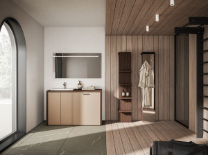 Шкаф для стиральной машины со стиральной машиной