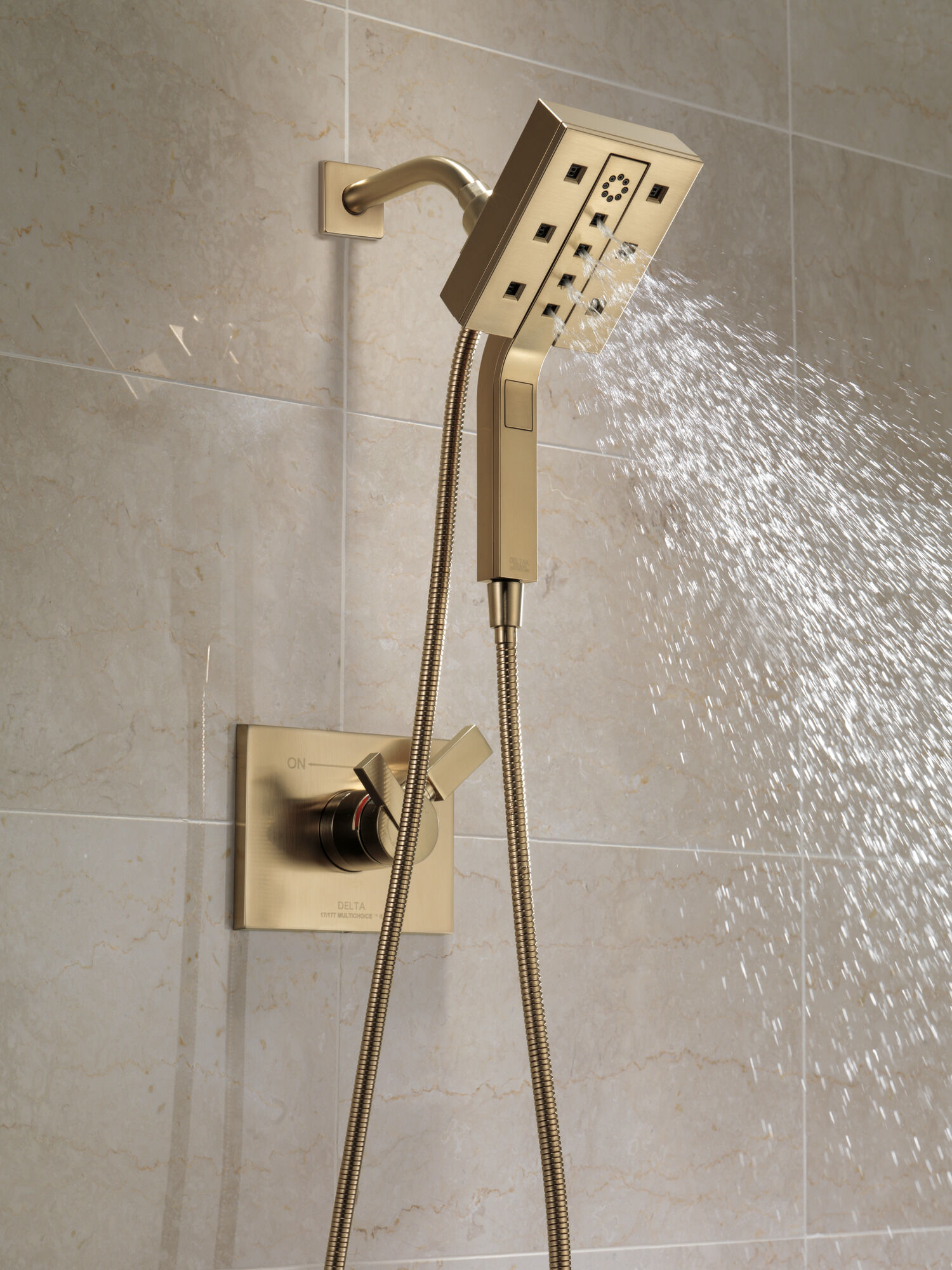 T17053-CZ Облицовка только для клапана Monitor® серии 17 Delta Faucet Vero Шампанское бронза - Вид №9
