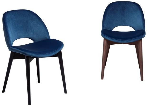 Tonin Casa Бархатный стул и деревянная основа Beetle sun-id-1454176 - Вид №4