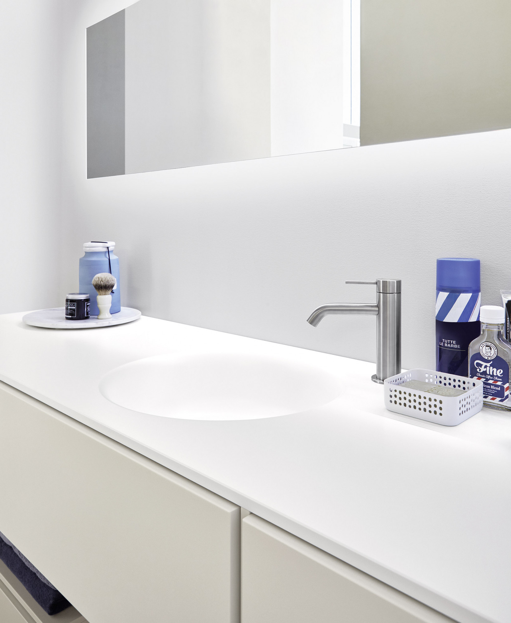 Rexa Design Столешница Korakril ™ с круглой раковиной Hammam REXA-ST101 