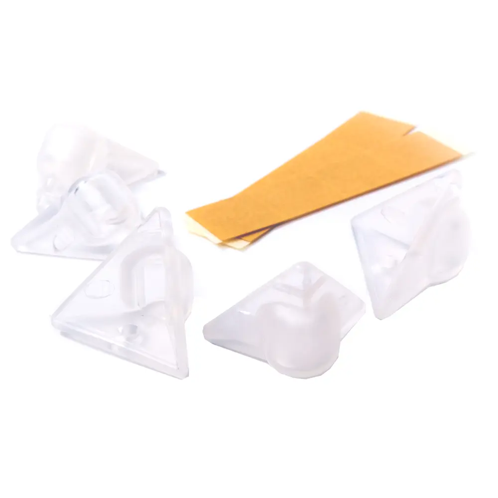 100% BABY SAFETY Защитные накладки на углы стола - прозрачные силиконовые 5 шт 85638415 100 % BABY SAFETY STLM-0064916