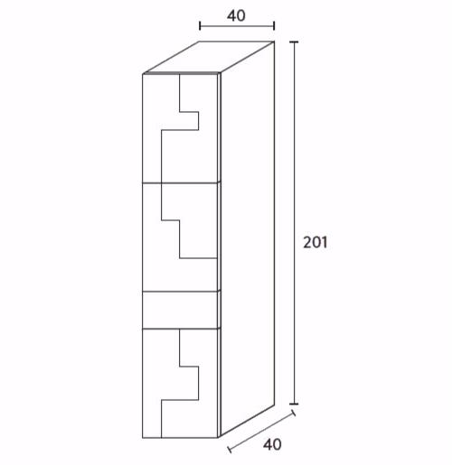 ALBEDO Буфет из лакированной лиственницы с распашными дверцами Cuzco sun-id-1384631 - Вид №8