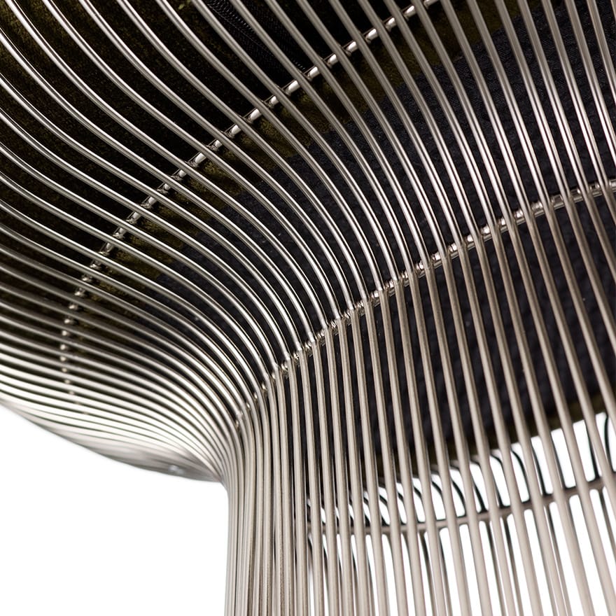 Стальной стул с подлокотниками Knoll Platner ARCH-00027381 - Вид №2