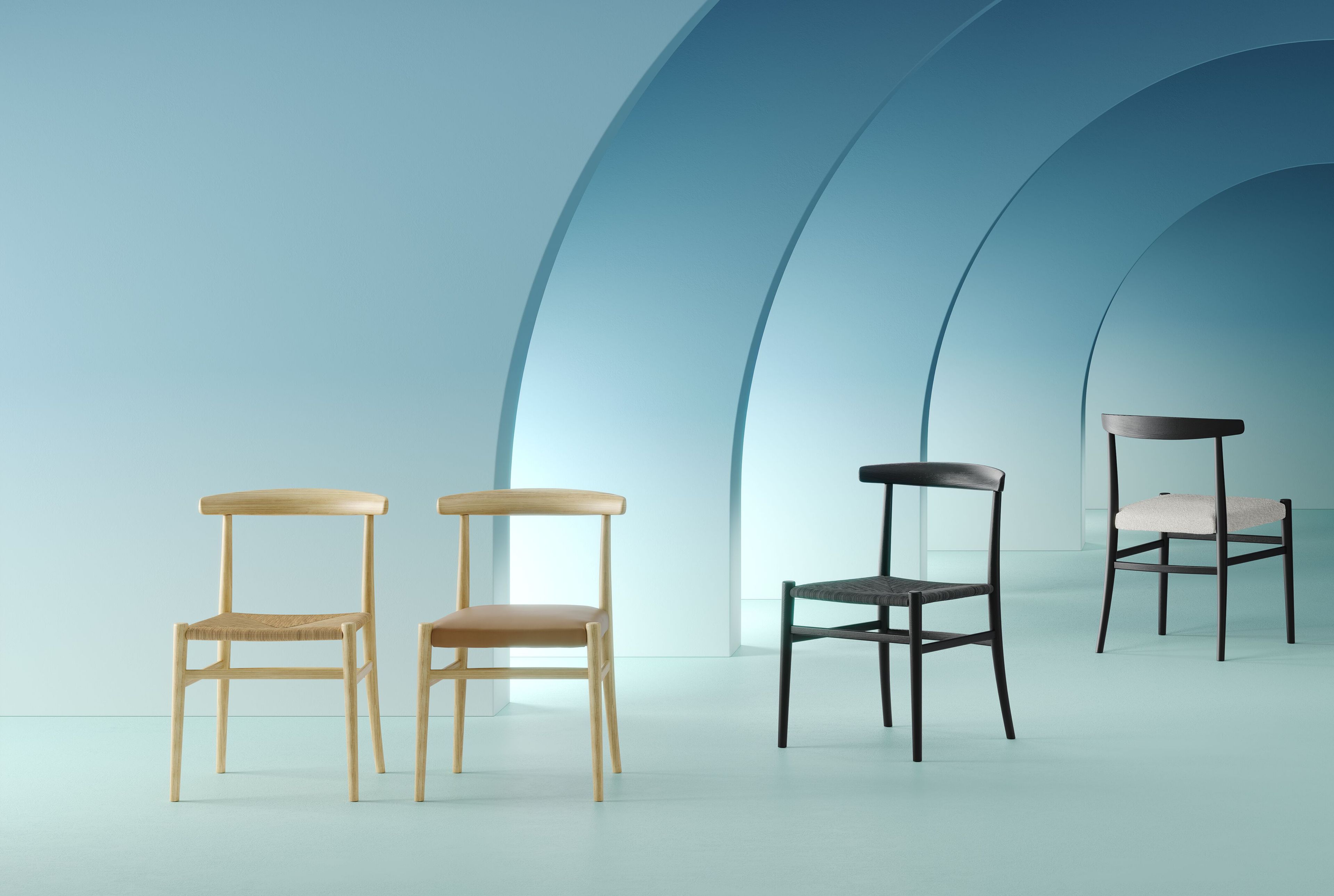 Мягкий стул из ясеня с открытой спинкой Casamilano ZOE ARCH-00022468 - Вид №5