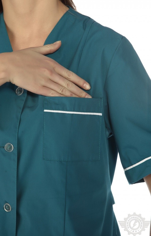 63247 Халат "Бриз" женский  Одежда для обслуживающего персонала  размер 56/158-164 Спецодежда  - Вид №4