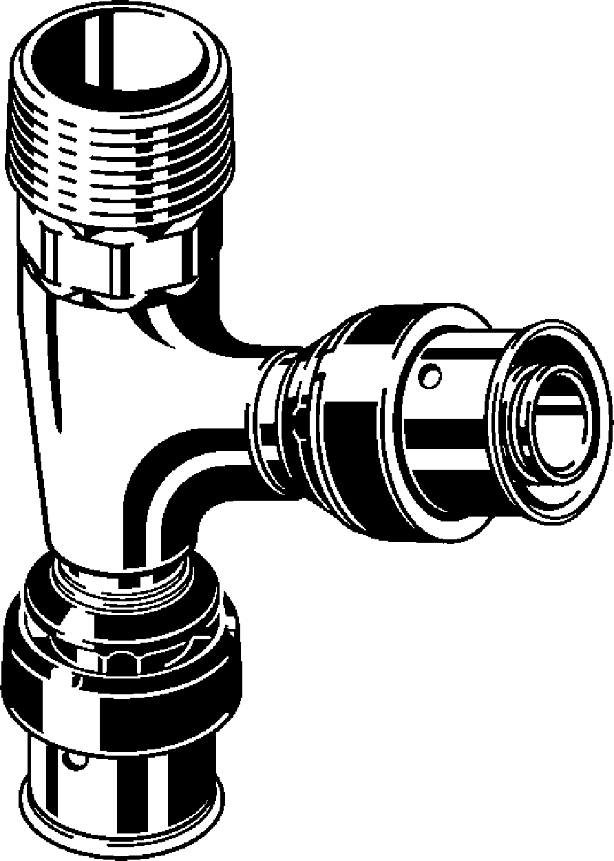 Viega Тройник Viega Smartpress 6726.4 (730444) 730 444 - Вид №1