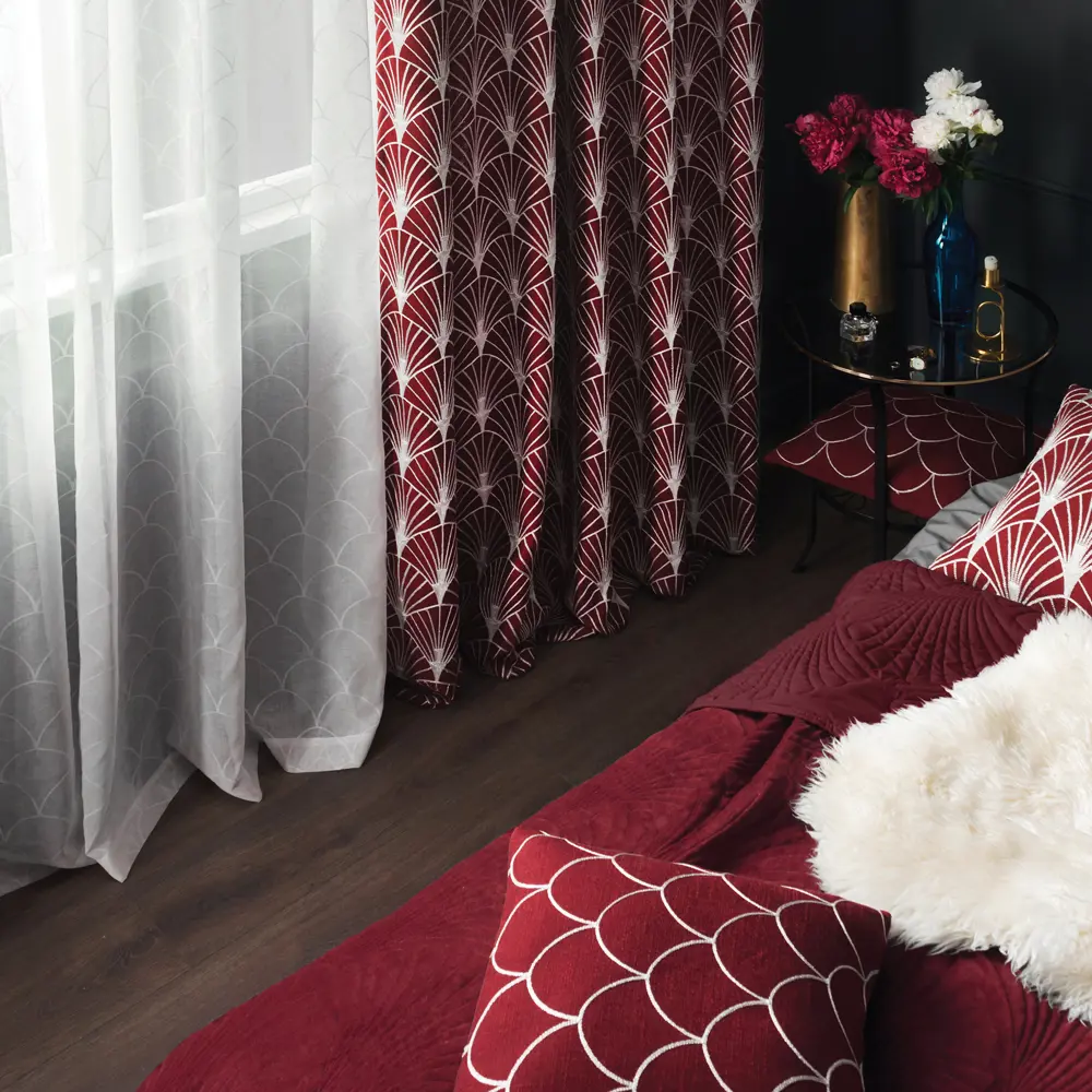 Подушка Great Gatsby 40х40 см цвет красный WESS STLM-2004714 - Вид №6