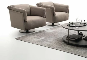 Ditre Italia Кресло на козелке из ткани с подлокотниками Kailua