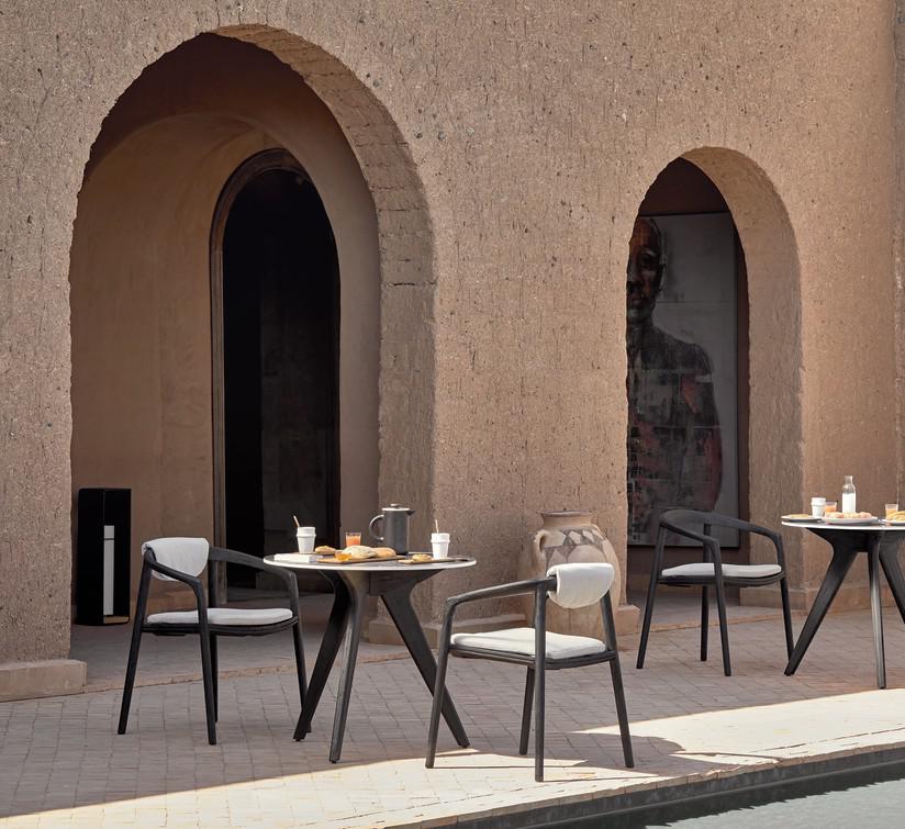 MNST969 Обеденный стол teak 264см x 118см Manutti Torsa - Вид №23