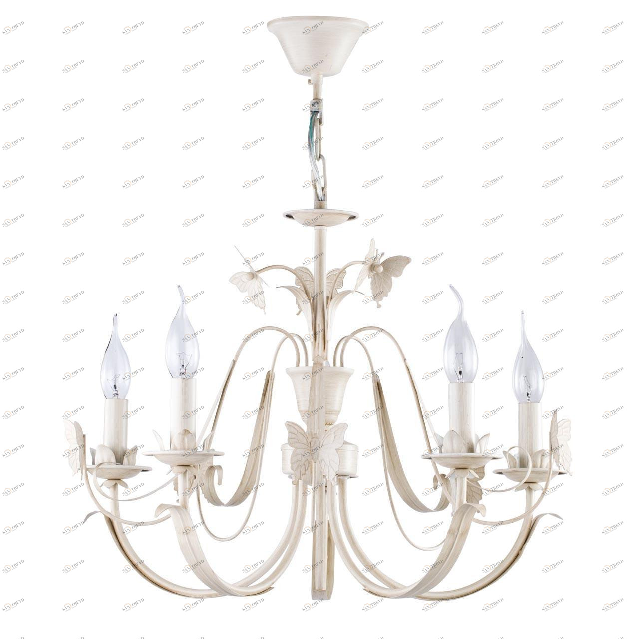 Подвесная люстра Freya Farfalla FR3043-PL-05-BG FREYA FARFALLA 186116 Бежевый 