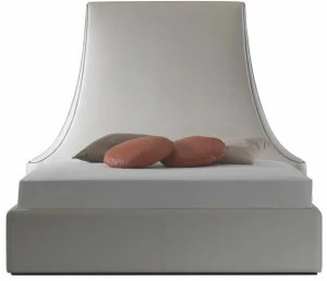 Reflex Двойная кожаная кровать-контейнер