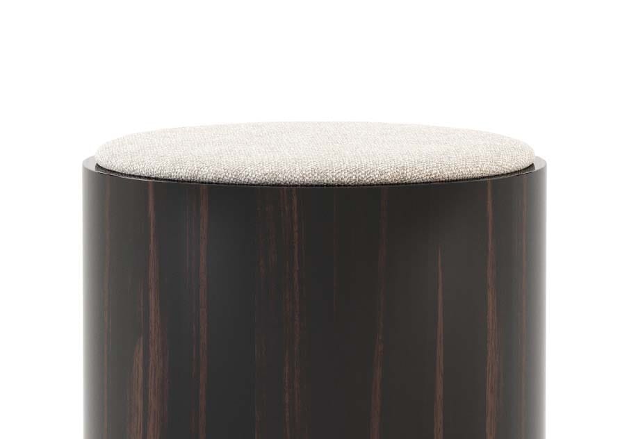 Круглый пуф из шпона Stylish Club His &amp ARCH-00044604 - Вид №3
