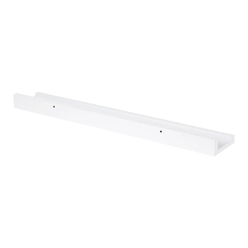 Настенная полка KONSENSA 60x10см со скрытым креплением МДФ цвет белый 89425868 STLM-2113702  - Вид №4