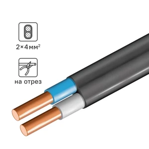 Кабель ВВГпнг(А)-LS 2x4 на отрез 86578183 STLM-2175067