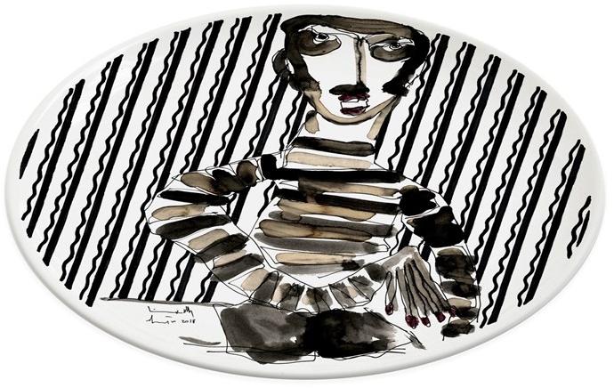 Kiasmo Керамическая тарелка Portrait K+mp6 - Вид №1
