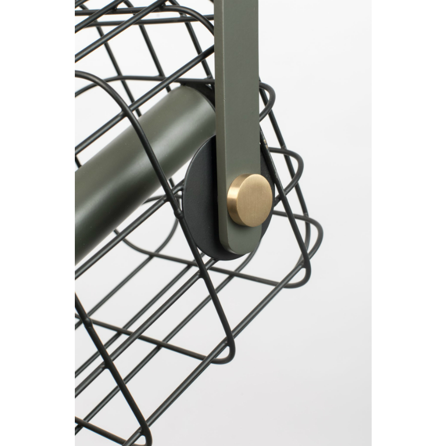 Лампа подвесная Cage, черная White Label Living 5300151 - Вид №4