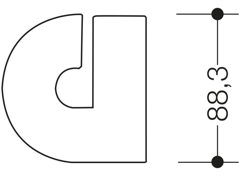702.165.A номера домов HEWI Türzubehör  - Вид №4