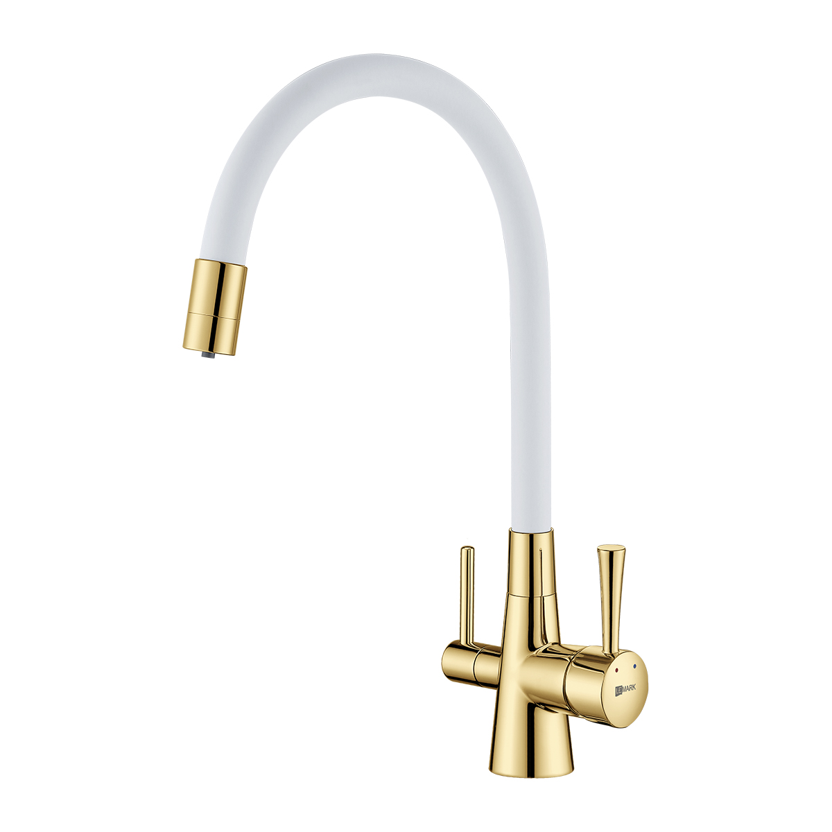 LM3075G-White Смеситель Comfort для кухни с подключением к фильтру с питьевой водой LEMARK COMFORT