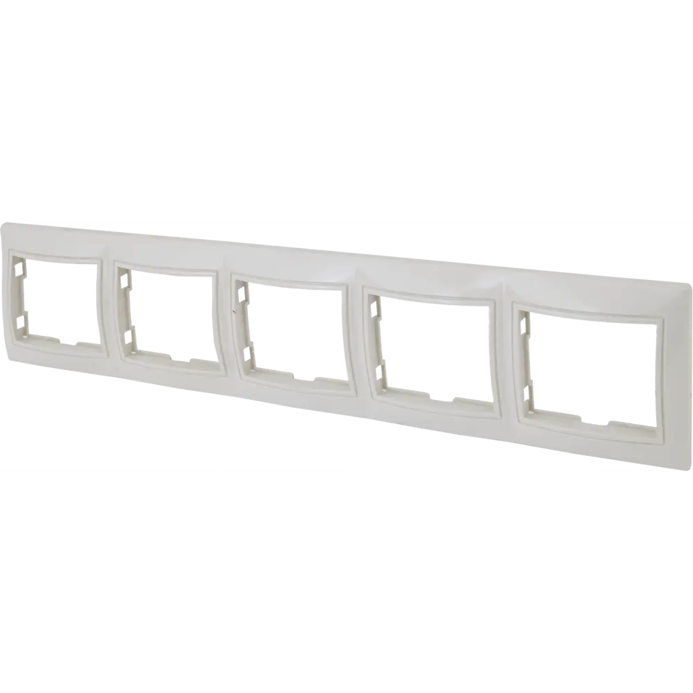 Рамка TDM ELECTRIC Таймыр на 5 розеток в бежевом цвете 85591193 STLM-0064419 - Вид №2