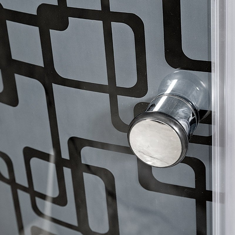 V150 Душевая кабина DETO Серия V BМ1590 с электрикой BLACK - Вид №14