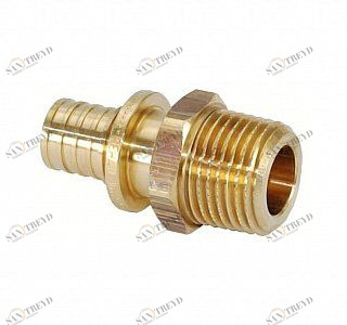 REHAU Муфта надвижная НР 32х3/4" RAUTITAN RX бронза 366059