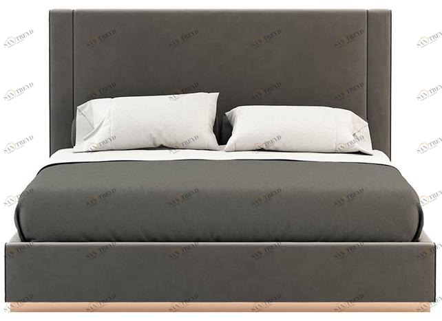 Laskasas Мягкая кровать с высоким изголовьем  Lk1132 