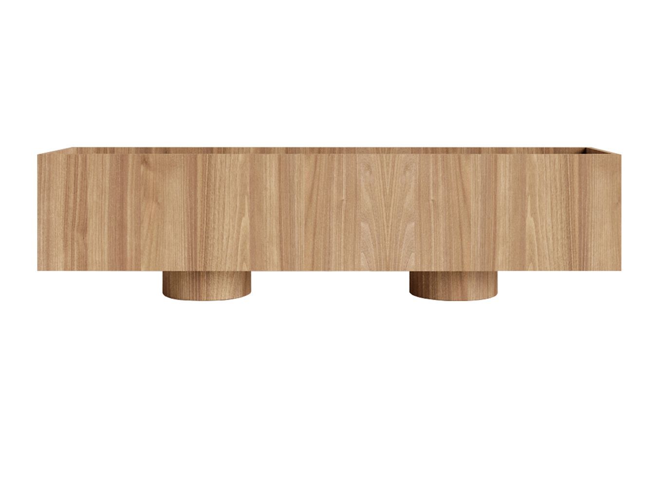 Низкий деревянный шкаф для телевизора с распашными дверцами ANA ROQUE INTERIORS ARCH-00031791