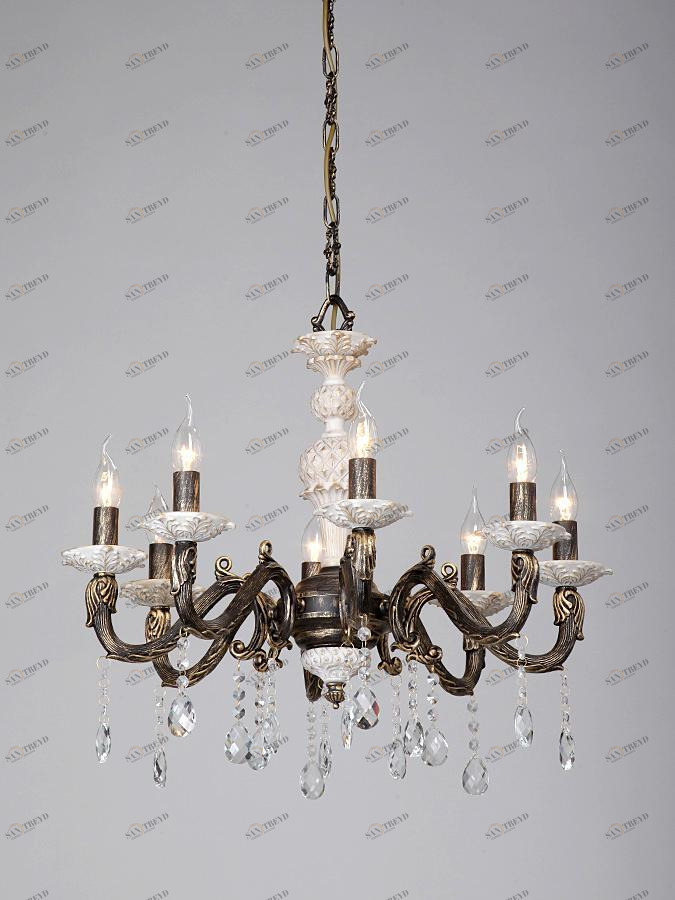 Подвесная люстра Vitaluce V1050/8 VITALUCE ДИЗАЙНЕРСКИЕ 220338 Бронза 