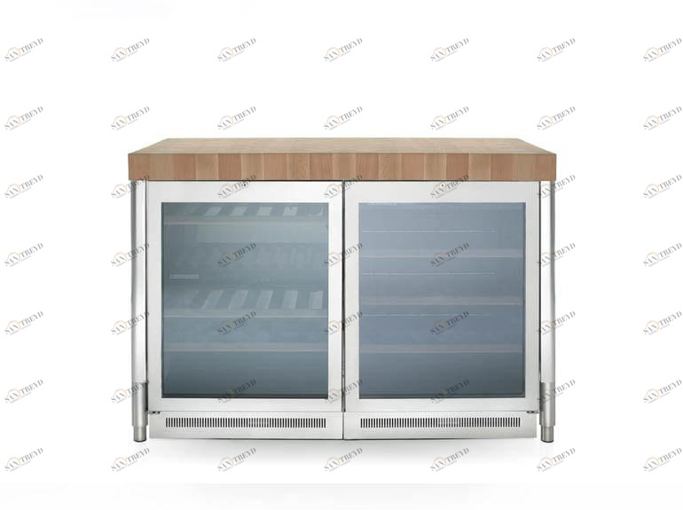 ALPES-INOX Отдельностоящий винный шкаф со стеклянной дверцей Liberi in cucina sun-id-1399590