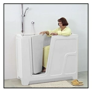 Ванна с дверцей Akcjum Oda 115-66-LH сидячая левосторонняя белая