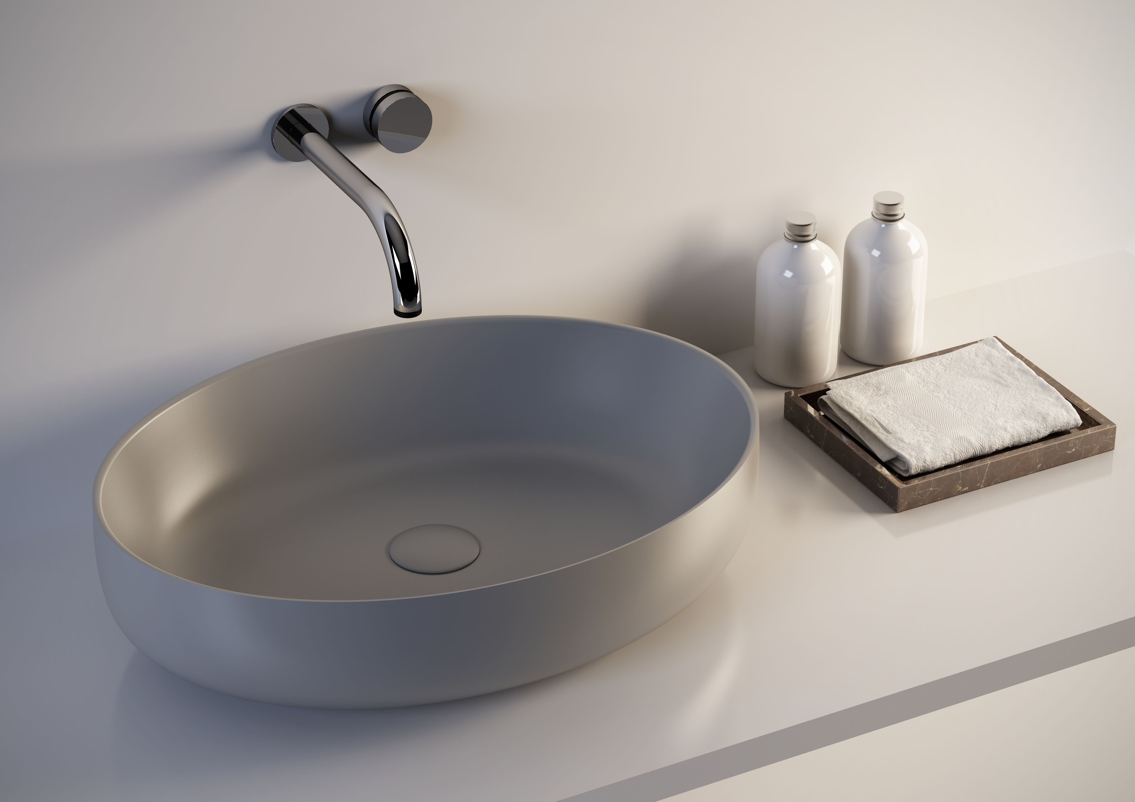 Керамическая овальная столешница Olympia Ceramica ARCH-00107365 - Вид №2