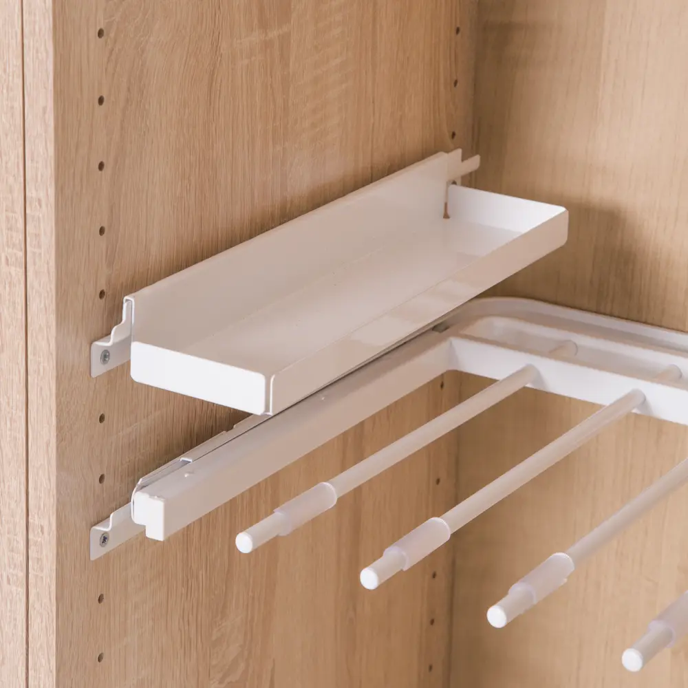 Полка боковая НСХ 8.6x4.1x31.6 см сталь цвет белый STLM-2048151 - Вид №6