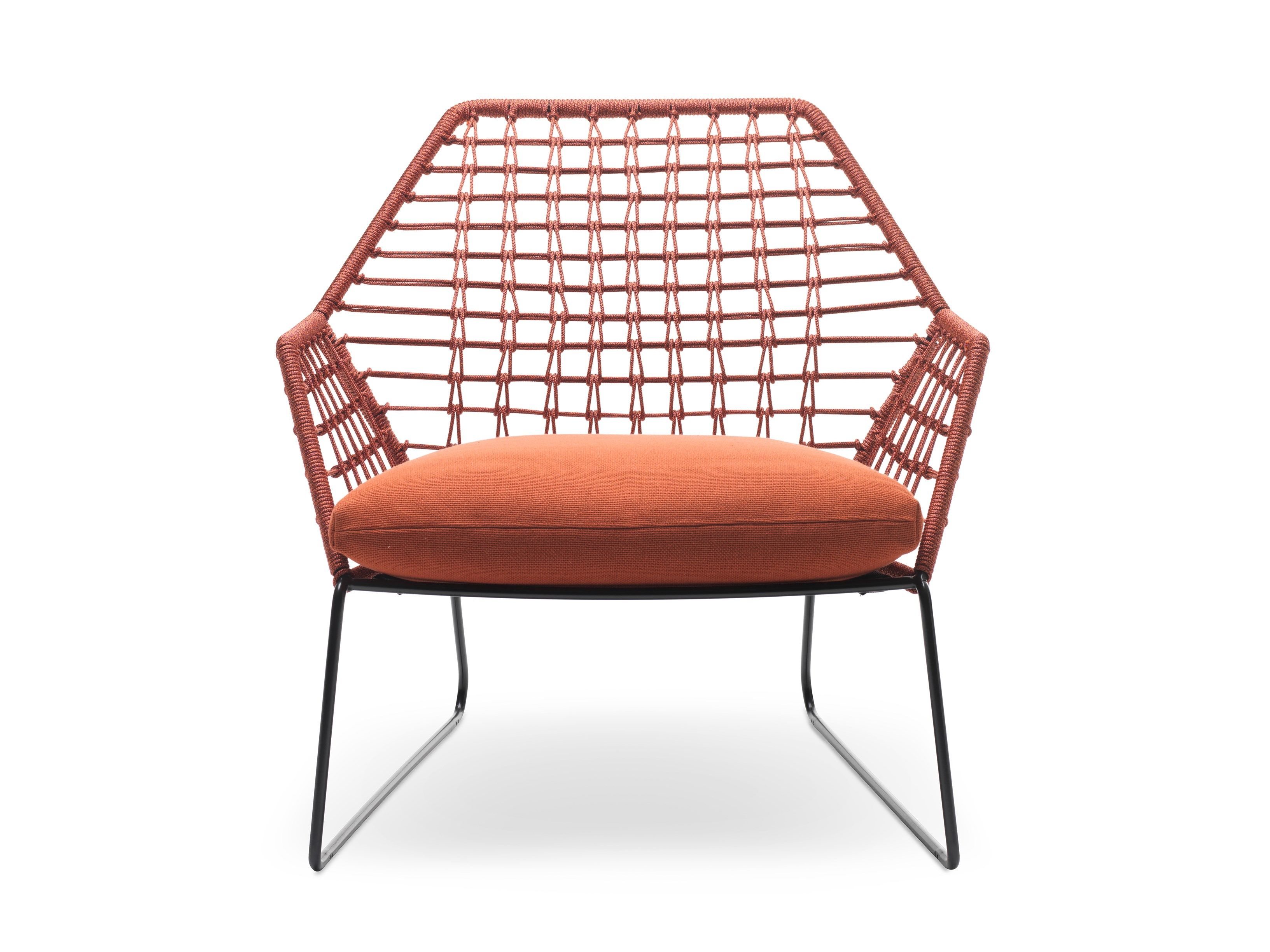 Садовое кресло из полиэтиленовой ткани и веревок Saba Italia Нью-Йорк ARCH-00030787 - Вид №1